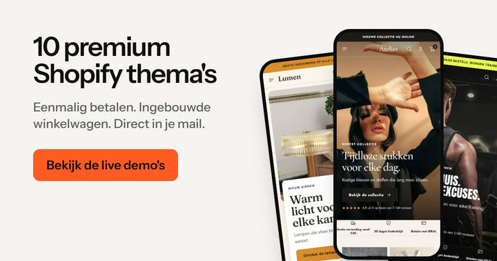 Shopify thema's op mobiel