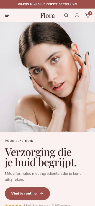 Thema Flora op mobiel