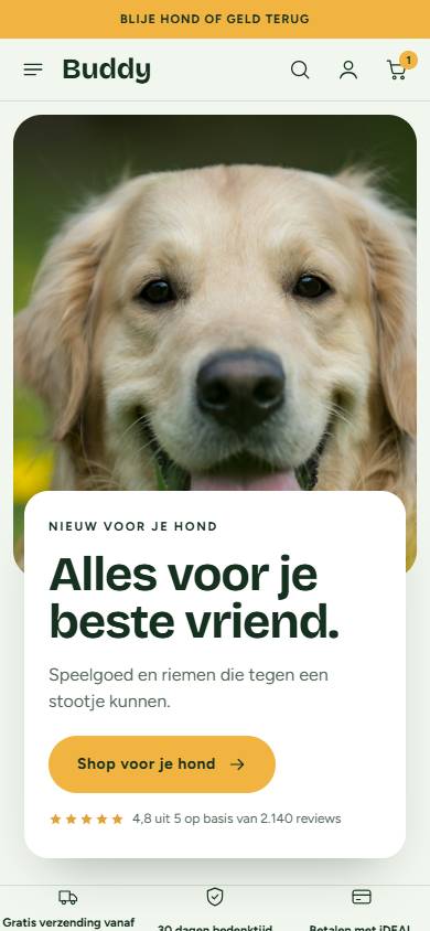 Thema Buddy op mobiel